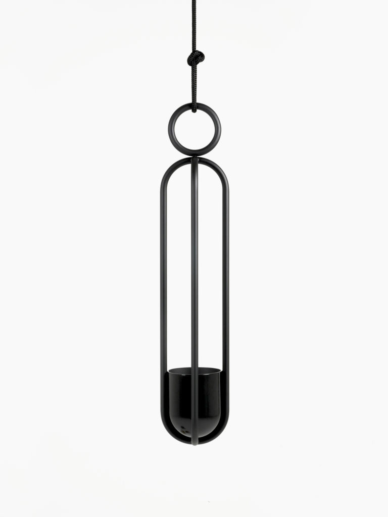 Blumenampel hängendes Raumobjekt von Zascho Petkow, für Pflanzen, vase PVC