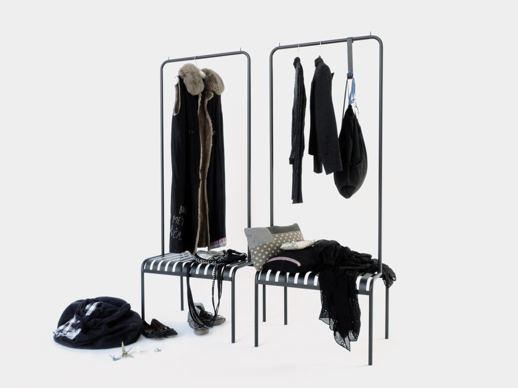 Youtoo Garderobe ist auch ideal als Kleiderstange, aus Rundrohr Pulverbeschichtet
